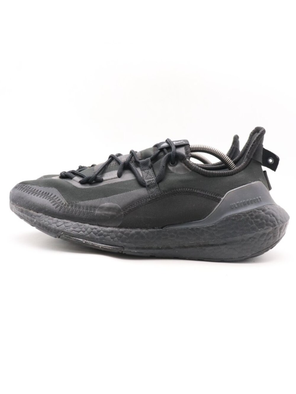 Adidas Ultraboost 21 x Parley Shoes Men's Size 12 Triple Black Sneakers H01177 - Picture 4 of 10